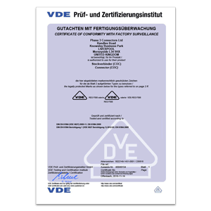Powersafe VDE Approval Certificate