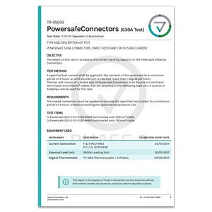 TR-05659 - Powersafe 500A Connectors